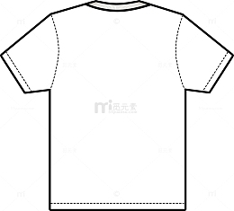 短袖服装背面png图