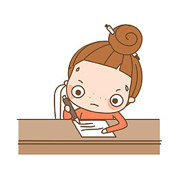 卡通装饰人物介绍海报设计女孩子