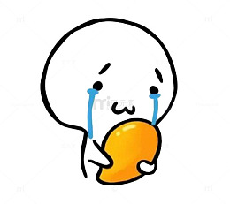 卡通不开心logo表情包哭芒果