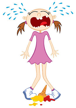 伤心流泪的女孩