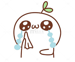 卡通不开心logo哭