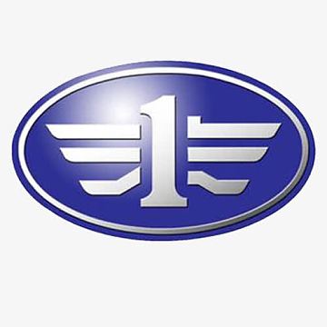 蓝色简约一汽大众设计图标