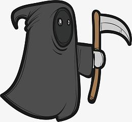 拿镰刀手绘/卡通图片免费下载_拿镰刀手绘/卡通素材_觅元素