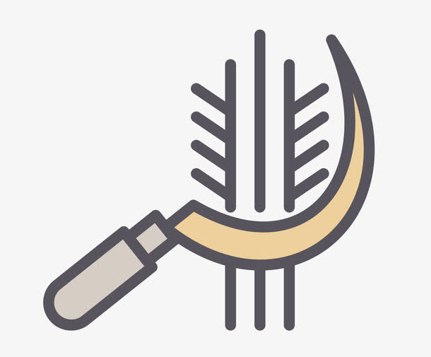 镰刀麦穗素材免费下载_觅元素