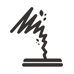 简洁气象龙卷风灾害免扣图标