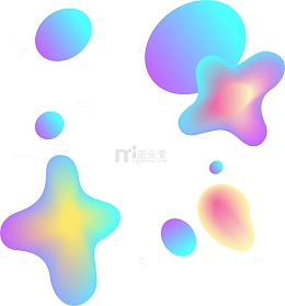 流体渐变纹理装饰图案