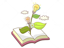 创意翻开的书本免抠图