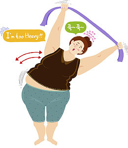 健身操的女孩图