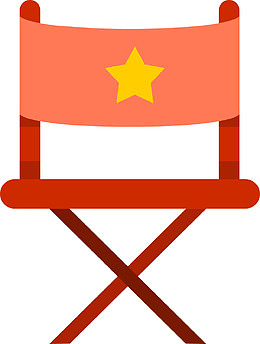 红色导演椅