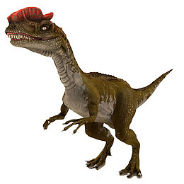 红色头冠恐龙