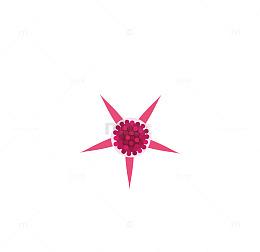 手绘古风桃花卡通桃花花瓣