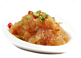 酸辣海蜇头素材