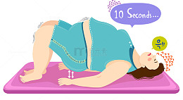 坚持100秒运动的女孩