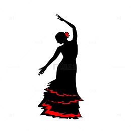 民族舞蹈矢量素材