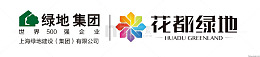 双联彩色东方绿地LOGO