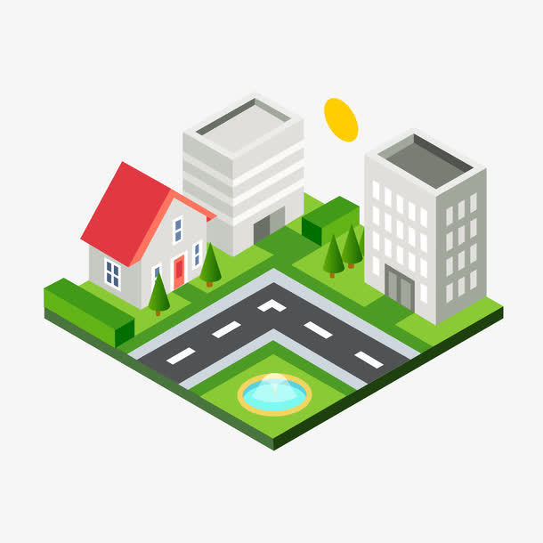 关键词 : 房子,建筑,卡通,平面,楼房,彩色,可爱风,城市,昆明建筑[声明