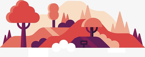 图案png城市道路装饰元素png扁平化唯美风景海报psdjpg房地产装饰蒙版