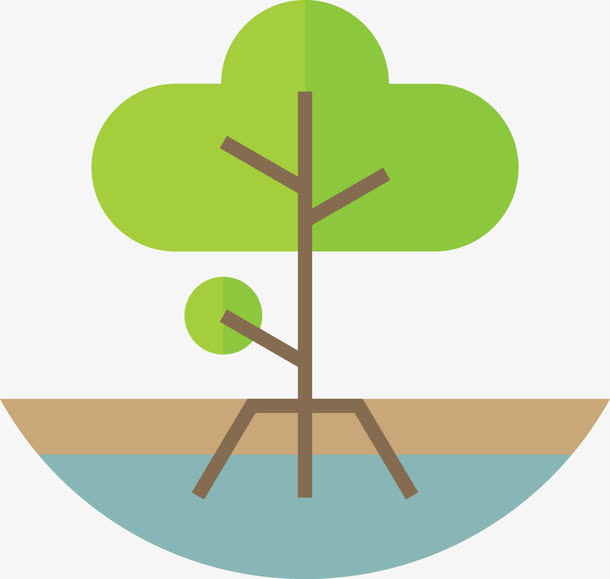 绿色植物矢量图素材免费下载_觅元素