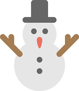 庆典圣诞节孩子们雪雪人冬天圣诞