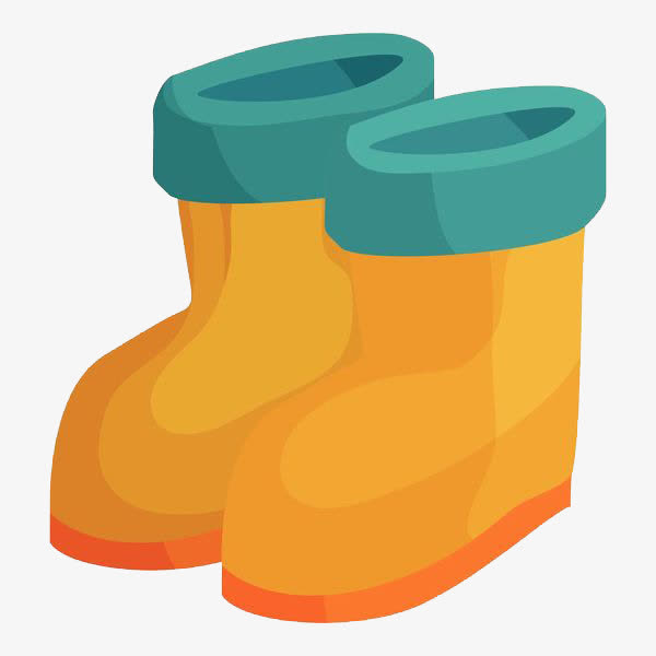 卡通手绘冬季短靴