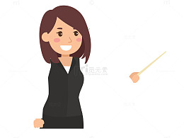 短发女老师讲课都市白领职场人物