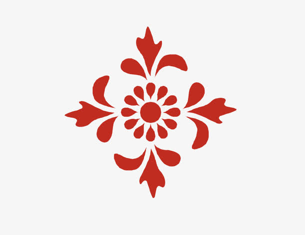 红花边边框纹理47免抠素材免费下载_觅元素51yuansu.com