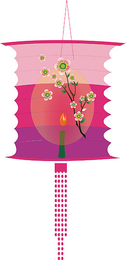 中秋节卡通中秋猜灯谜