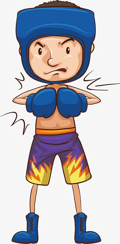 打拳的大学年轻新生