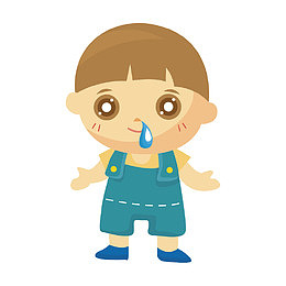流鼻涕的小孩