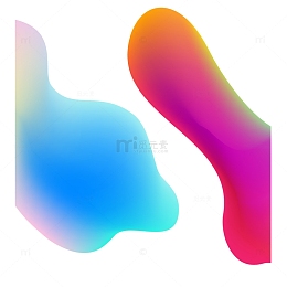 迷幻流体渐变素材