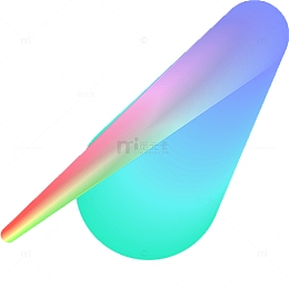 彩色渐变流体设计元素