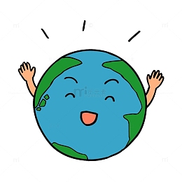 卡通好好爱护环境的PNG