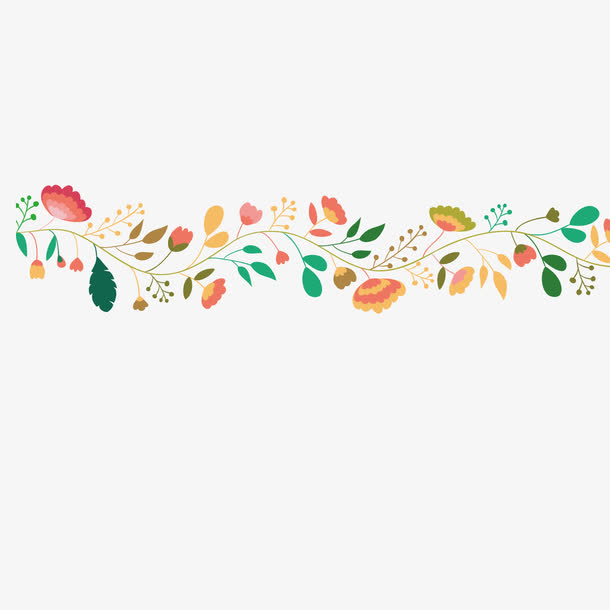 矢量图案素材装饰边花纹