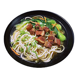 产品实物猪肉卤肉面
