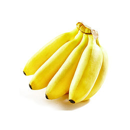 一串黄色小清新淘宝小米蕉水果免