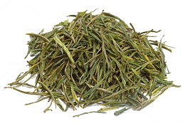 绿茶茶叶微距特写