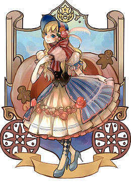 南瓜车前的灰姑娘