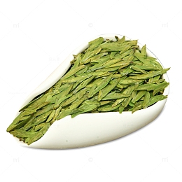 一杯香茶叶微距摄影