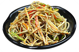 开胃小菜凉拌豆腐皮