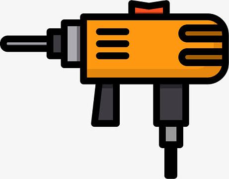 电手钻卡通图标