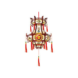 中国风古典绘画灯笼