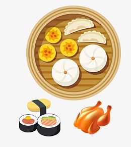 饺子包子和烧麦
