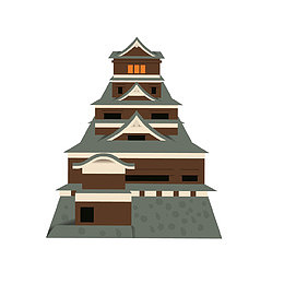 灰色三角形几何建筑元素