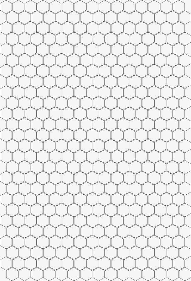 灰色六边形网格