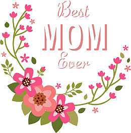 母亲节文字标签