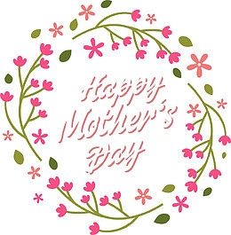 母亲节贺卡花藤