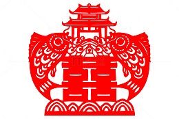 中国风喜字艺术字