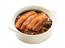 梅干菜扣肉煲仔饭