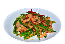 喷香家常菜青椒炒肉