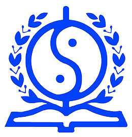 中医蓝色八卦logo